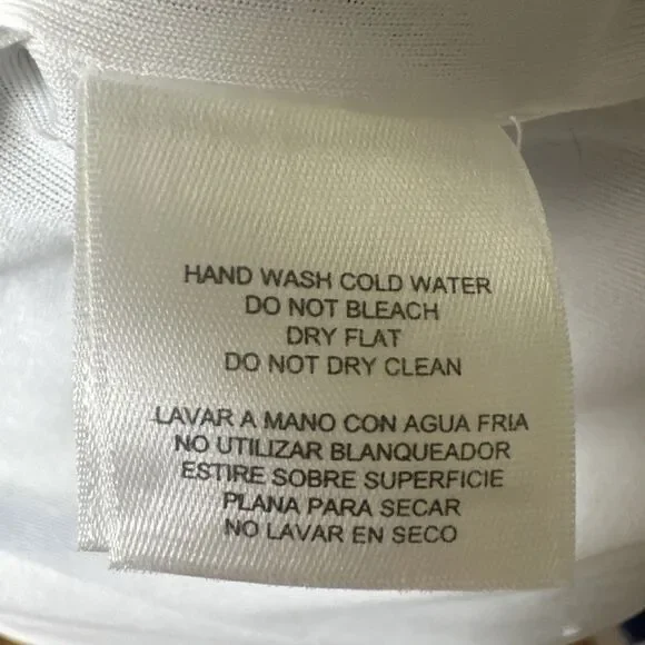 Nine West Women's Size 4 Blue White Lace Fit & Flare V-Neck Dress - Picture 6 of 7